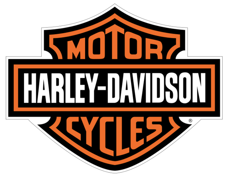 harley-davidson logo bar and shield