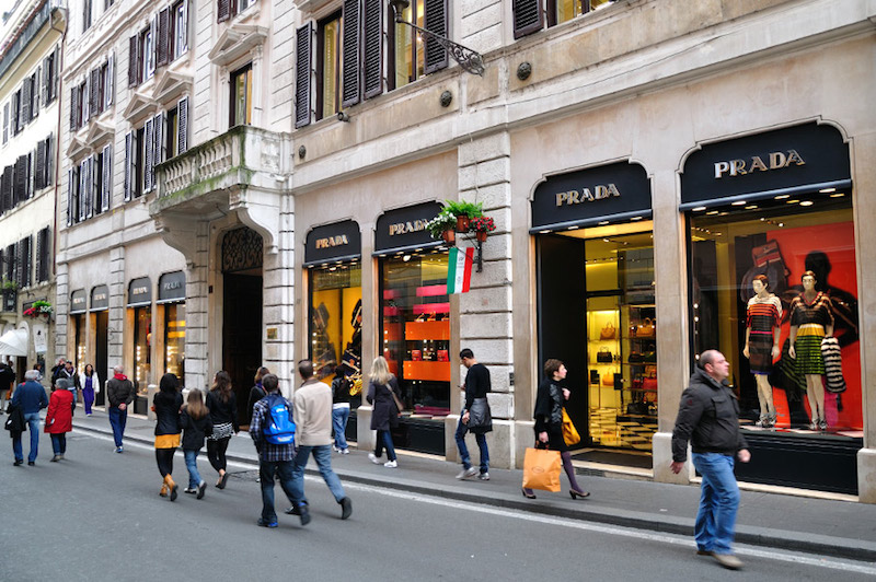 Motorcycle Tour of Italy shopping