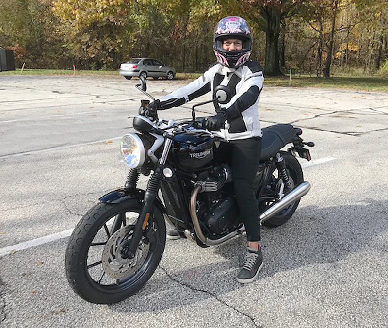 Filling the Empty Nest with Motorcycles Triumph ATGATT