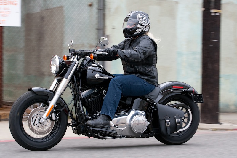 MOTORCYCLE REVIEW 2012 2013 Harley Davidson Softail Slim Women