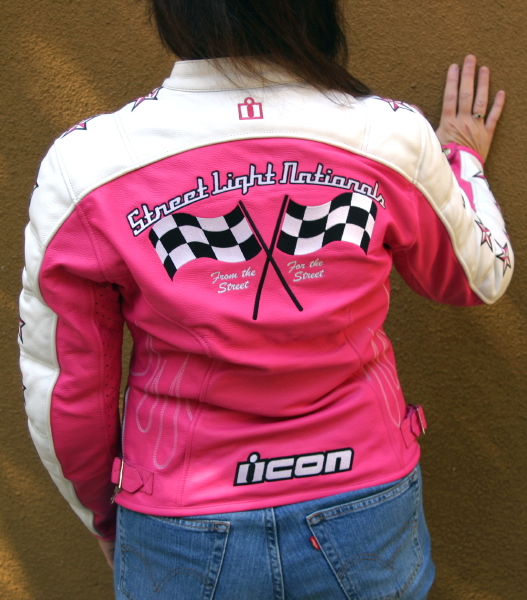 Pink icon outlet jacket