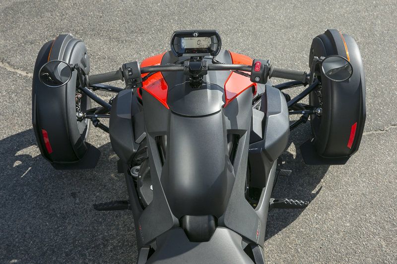 Three-Wheeler Review: Can-Am Ryker Digital Display