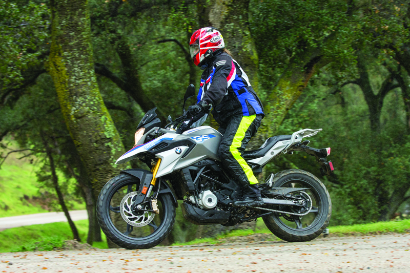 review bmw g 310 gs entry level dual sport dirt road