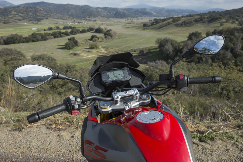 review bmw g 310 gs entry level dual sport handlebar