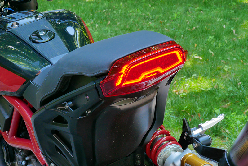 new bike review indian motorcycle ftr 1200 s v-twin roadster taillight