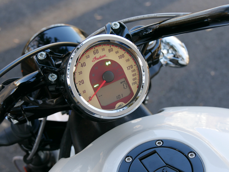 review 2016 indian motorcycle scout sixty instrument display