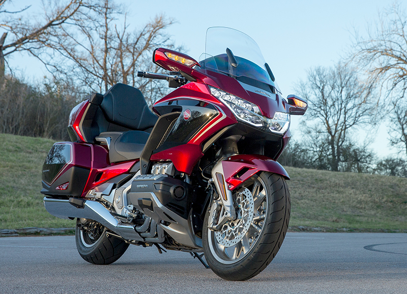 what we love about the new 2018 honda gold wing touring motorcycle LED front