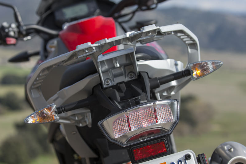 review bmw g 310 gs entry level dual sport tailight