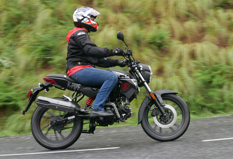 kymco k-pipe 125 small motorcycles big fun riding