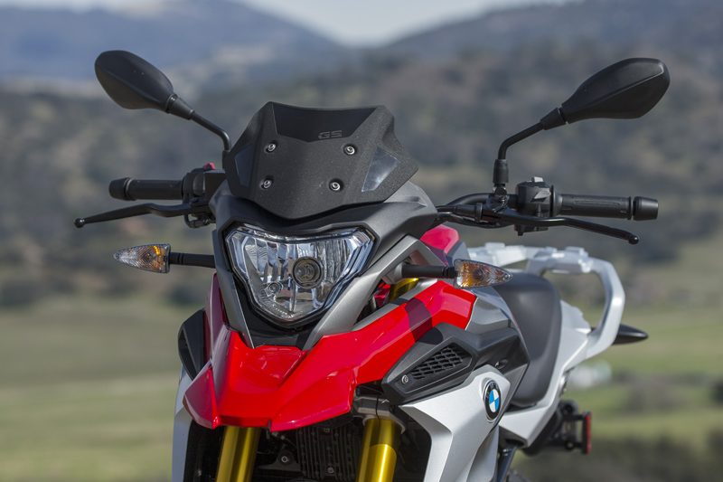 review bmw g 310 gs entry level dual sport windshield