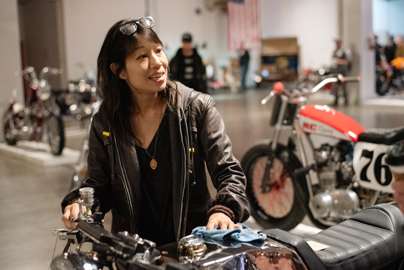 meet top women motorcycle builders now shirley one moto show