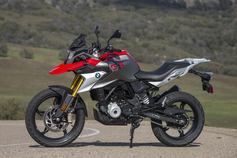 review bmw g 310 gs entry level dual sport suspension