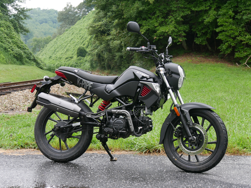 kymco k-pipe 125 small motorcycles big fun right