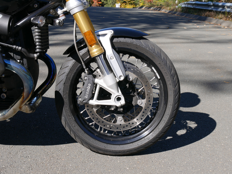 review 2016 bmw r ninet front wheel abs
