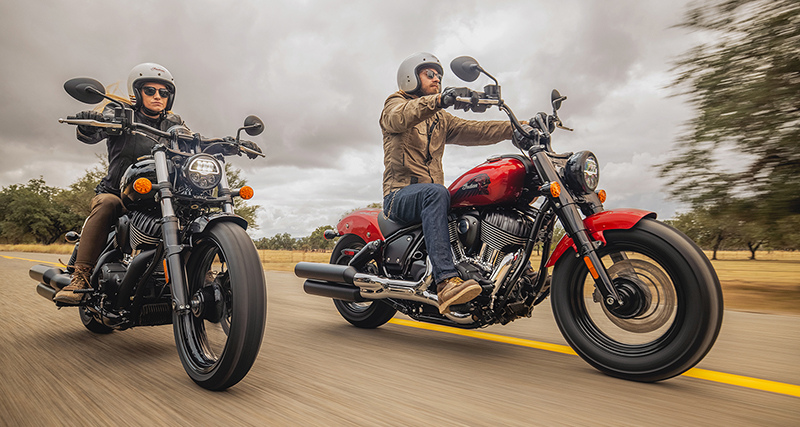 new motorcycle review 2022 indian chief man and woman riding