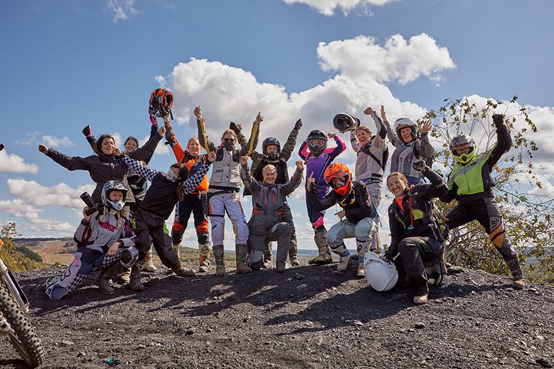 over and out moto womens off road event group