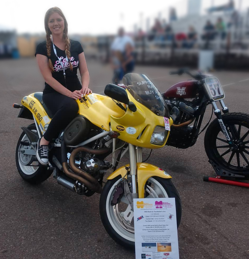 learning to ride and immediately racing the bonneville salt flats ashley woodford