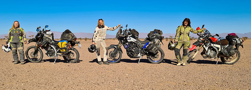 motorcycling safely in a pandemic women adventure riders