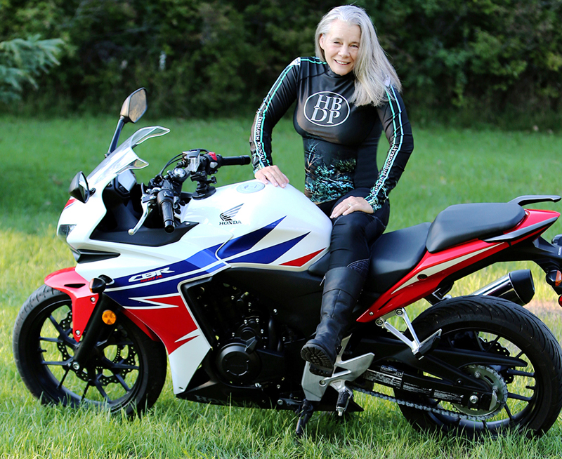 a lifetime of riding motorcycles starting with a honda cb400f super sport heather bashow