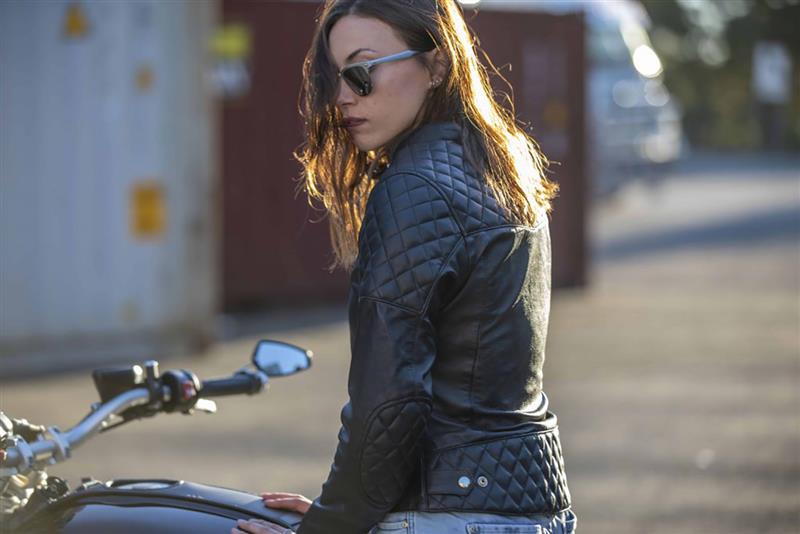 Womens Motorcycle Leather Jacket