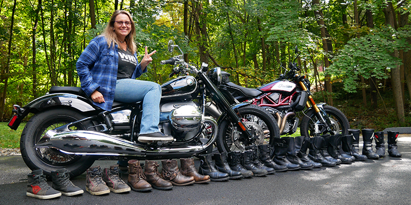 Ladies motorcycle riding clearance boots