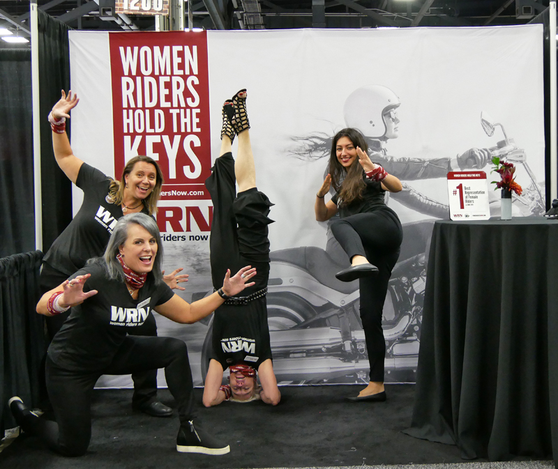 women riders now checks out new products for women american international motorcycle expo AIMExpo awards best staff