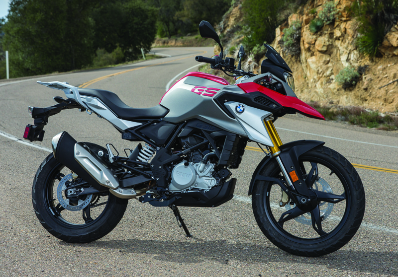 review bmw g 310 gs entry level dual sport tank