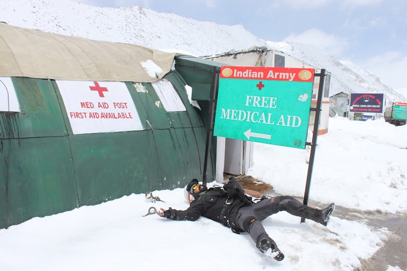 Backroads with Betsy Motorcycling in the Himalayas medical tent