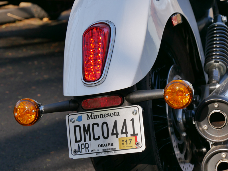 review 2016 indian motorcycle scout sixty taillight