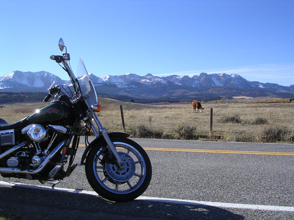 mountains every way you look bridger canyon motorcycle