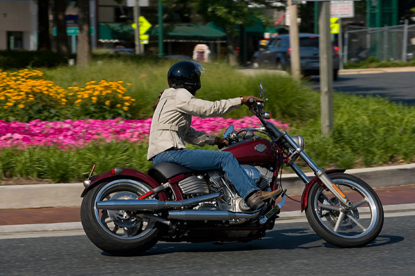 motorcycle review harley davidson rocker riding