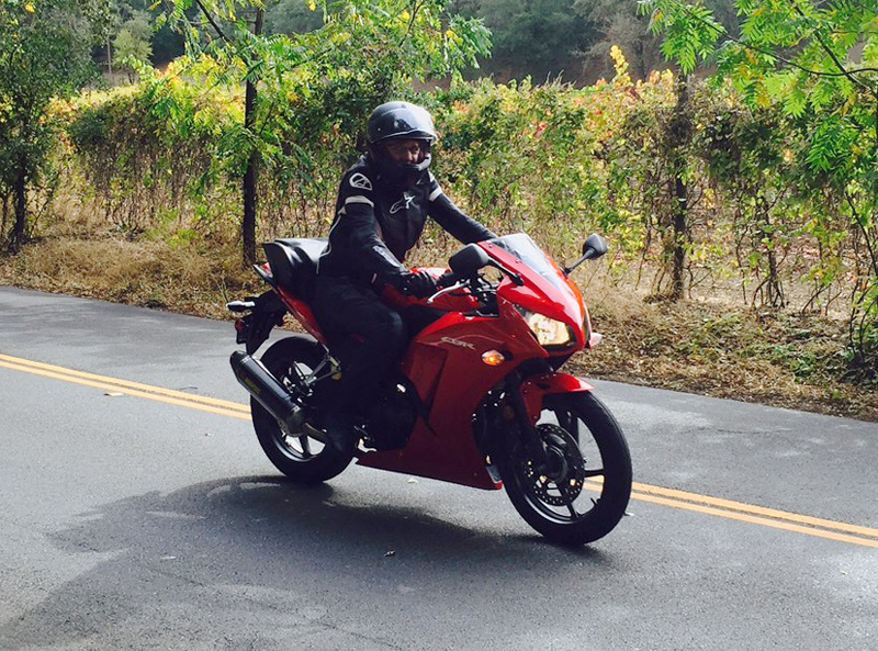 returning to motorcycling on a honda cbr300 sportbike jean riding