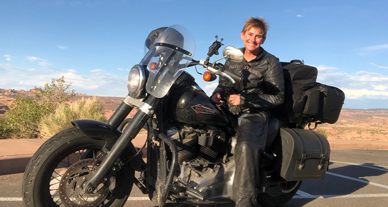 motorcycling therapy arches national park