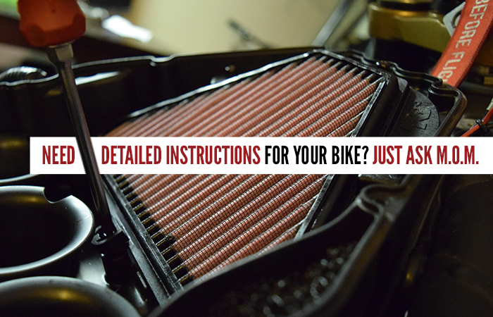 how to maintain your air filter on a motorcycle