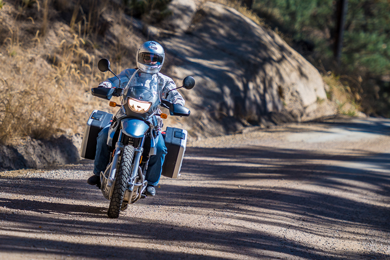 Overcoming Fear Riding BMW Motorcycle Steep Dirt Road BMW F 650 GS