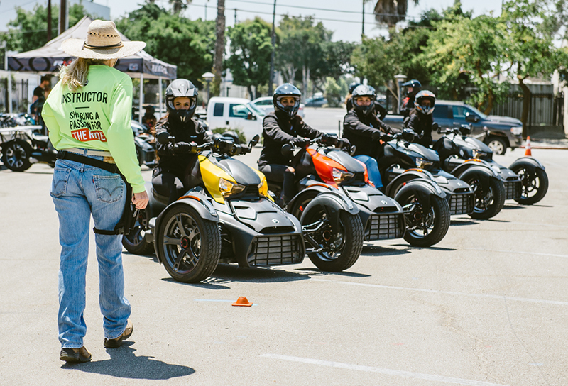 can-am on-road womens mentorship program three-wheel rider education