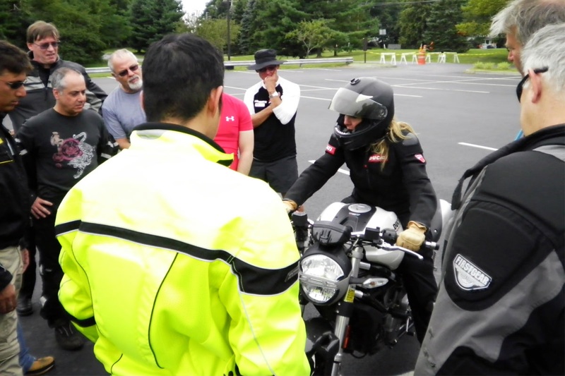 Becoming Better Motorcycle Rider Christine Firehock teaching
