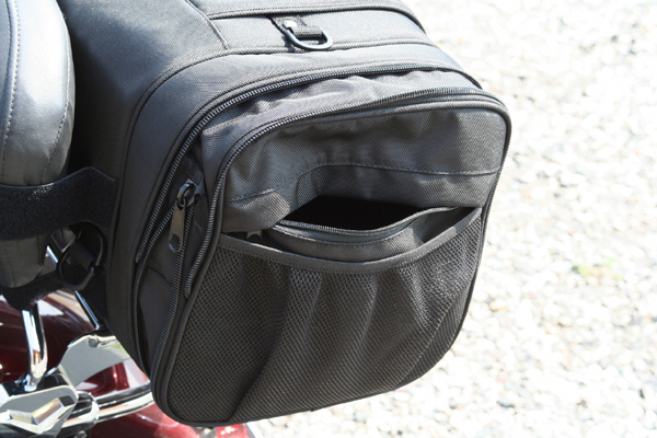 review dowco iron rider luggage side pocket