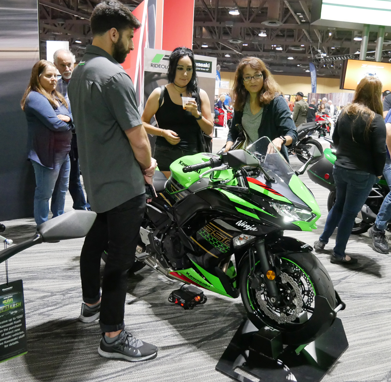 Progressive International Motorcycle Show Long Beach Kawasaki Ninja 650