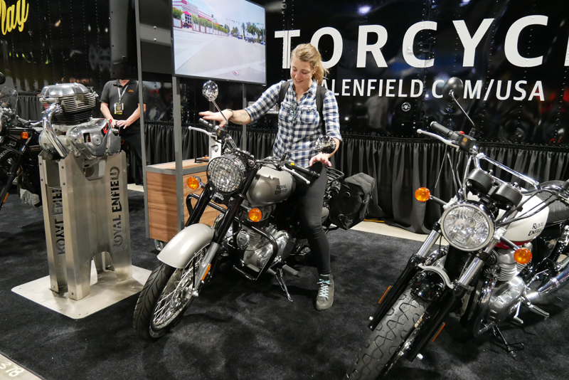 Progressive International Motorcycle Show Long Beach Enfield