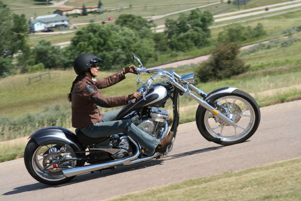 MOTORCYCLE REVIEW Big Bear Choppers Miss Behavin Women Riders Now