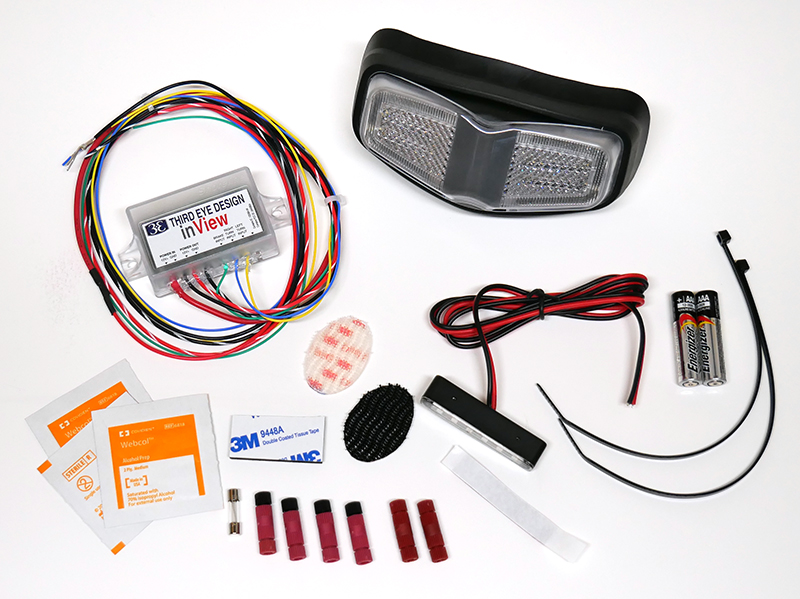 inview turn signal brake light led parts included