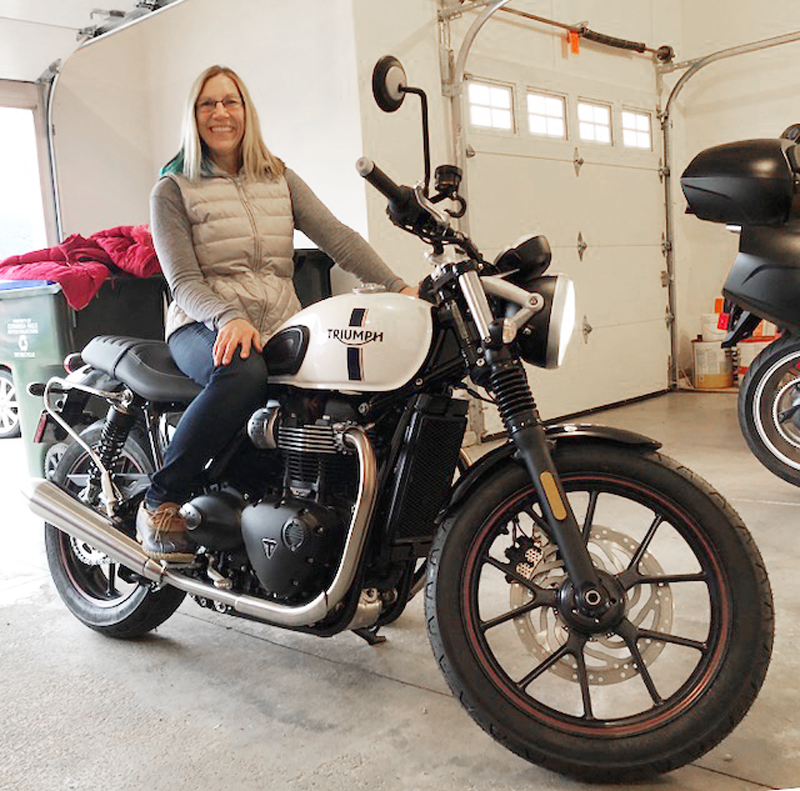 Filling the Empty Nest with Motorcycles Triumph Street Twin