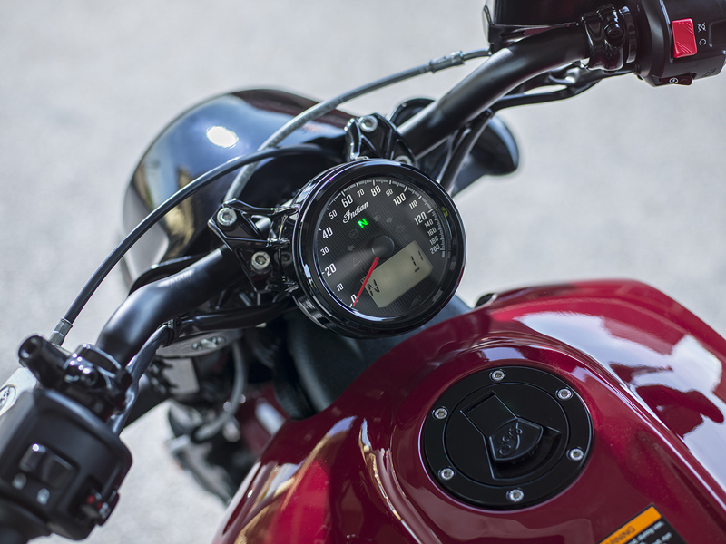 less is more indian scout bobber dash