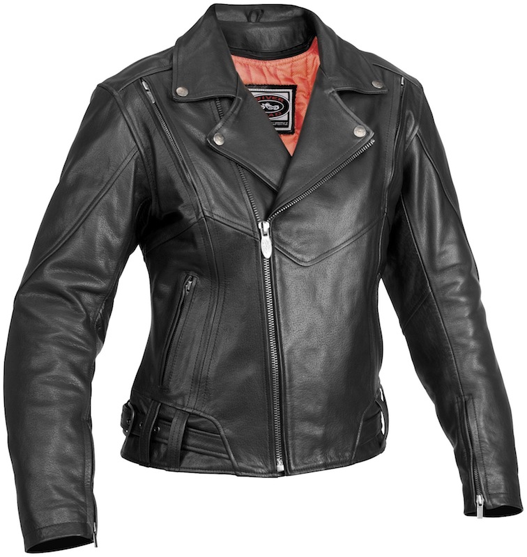 Harley-Davidson® Women's FXRG Black Leather Jacket, Riding Biker. 98034-12VW