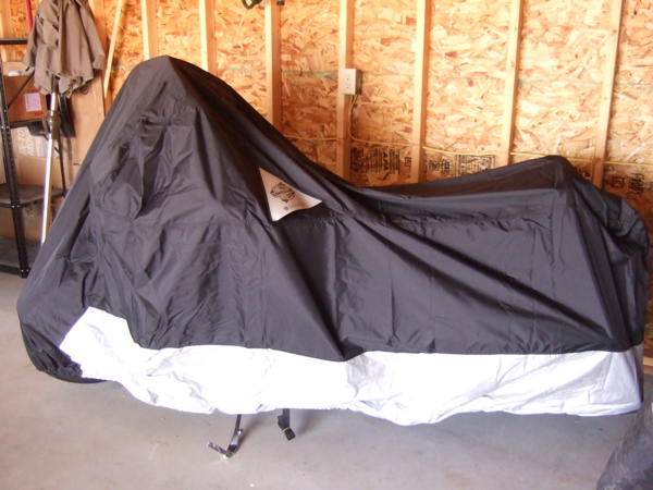 storing motorcycle for winter motorcycle cover