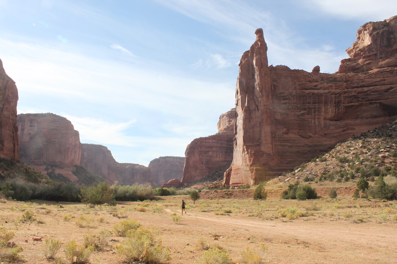 Backroads with Betsy Riding the Rez Shaun running red rocks