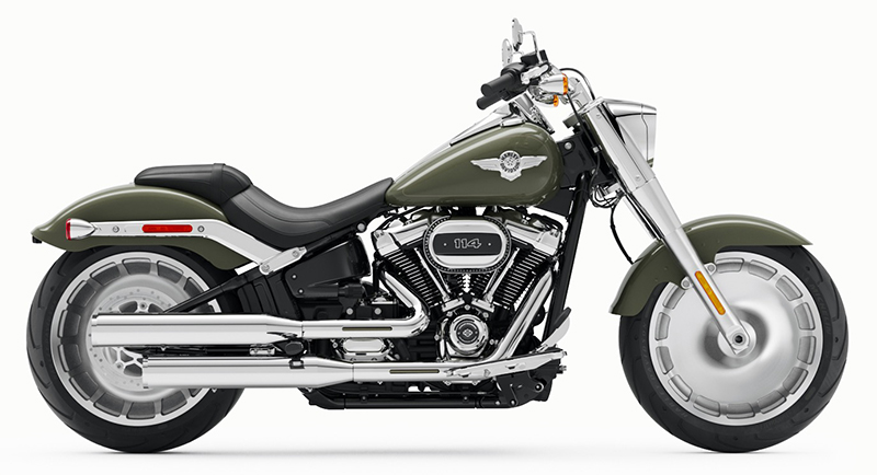 2021 harley davidson updates colors chrome power fat boy softail cruiser