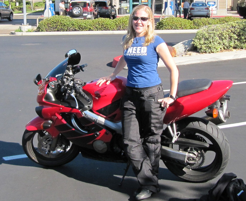 reader story back to life motorcycle nicole bonza red honda