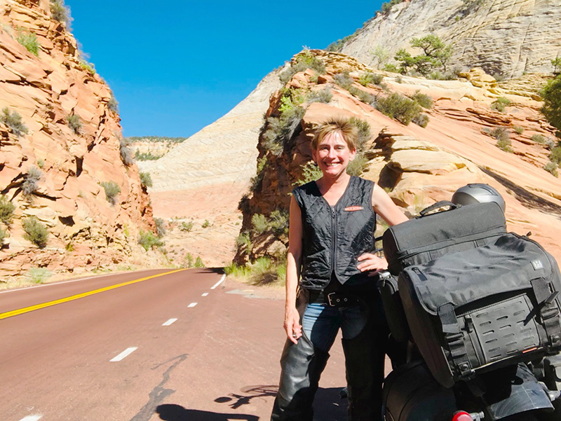 motorcycling therapy zion national park